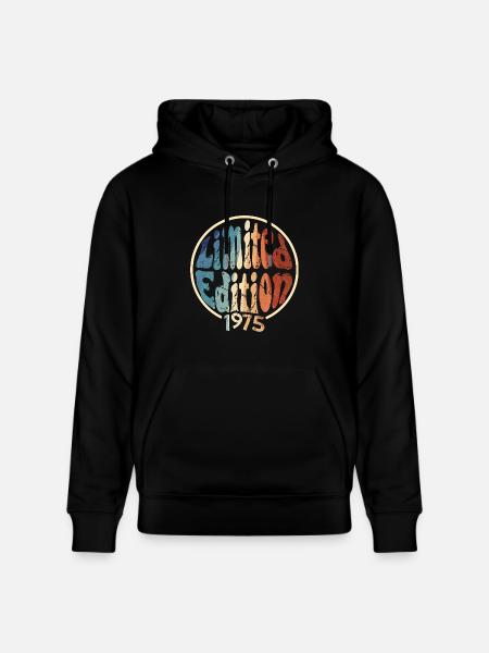 Édition limitée 1975 Groovy Gift - Sweat à capuche bio CRUISER Stanley/Stella Unisexe - noir