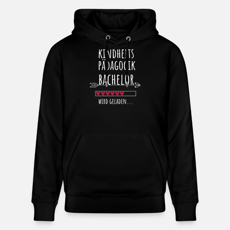 Kindheitspädagogik Bachelor Studium Geschenk - Stanley/Stella Unisex Bio-Hoodie CRUISER  - Schwarz