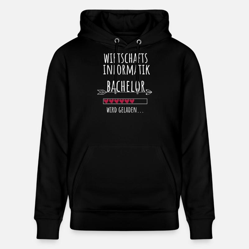 Wirtschaftsinformatik Studium Student Geschenk - Stanley/Stella Unisex Bio-Hoodie CRUISER - Schwarz