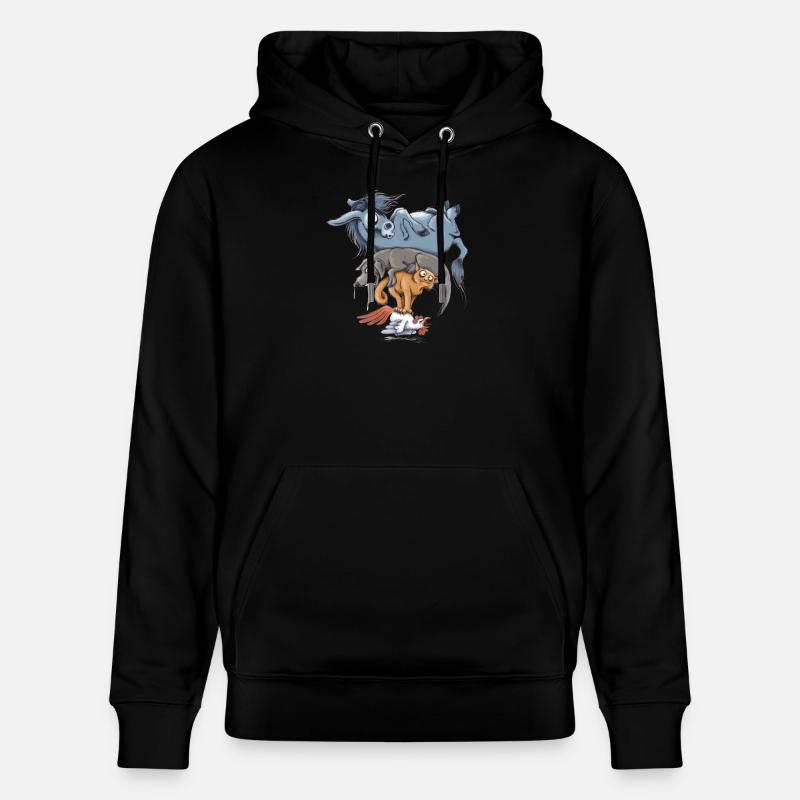 Worth A Try - Stanley/Stella Unisex Bio-Hoodie CRUISER  - Schwarz