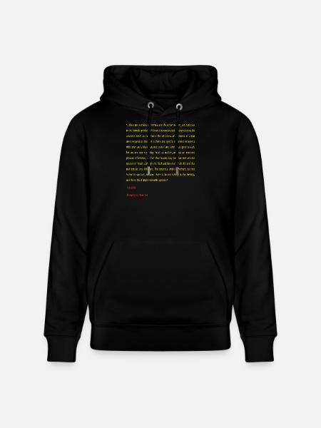 Aristotle Metaphysics Book ten - Stanley/Stella CRUISER Unisex Organic Hoodie - black