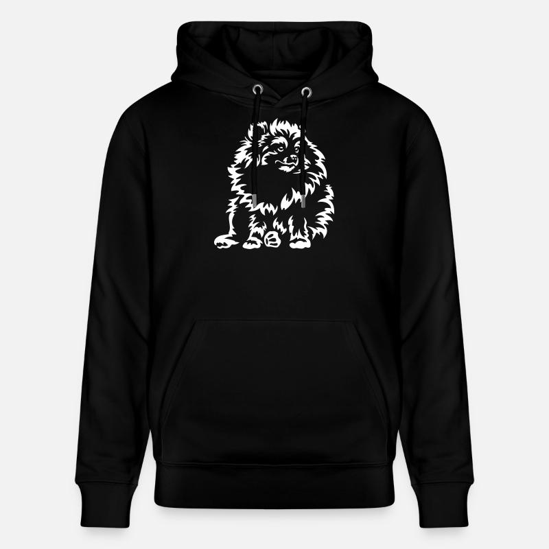Dwarf Spitz "Black Edition" - Stanley/Stella CRUISER Unisex Organic Hoodie - black
