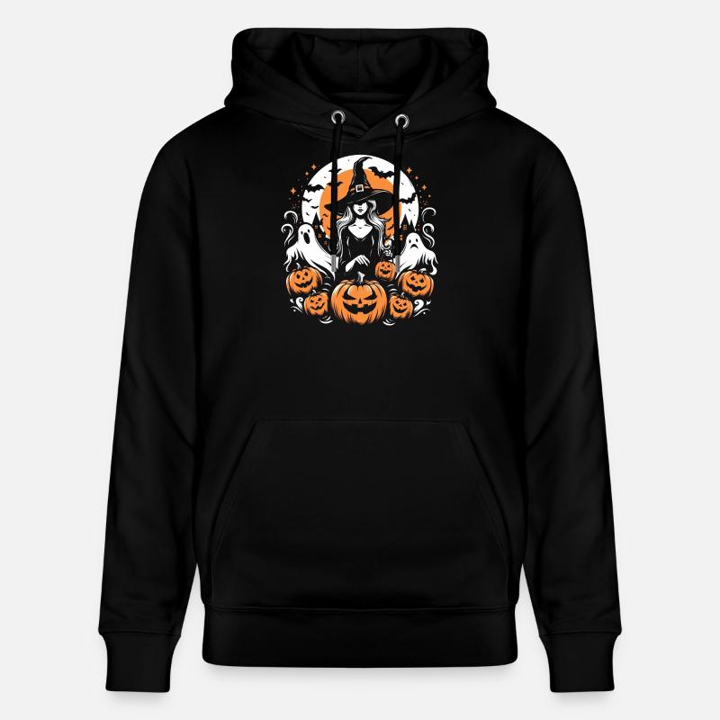 Sorcière Hallooween - Sweat à capuche bio CRUISER Stanley/Stella Unisexe - noir