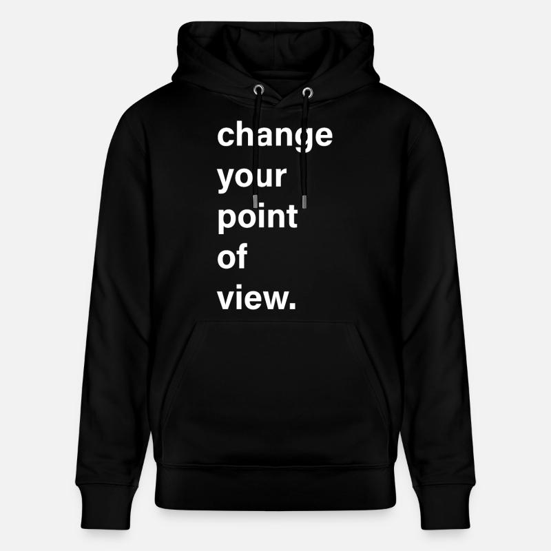 Changez de point de vue - Sweat à capuche bio CRUISER Stanley/Stella Unisexe - noir