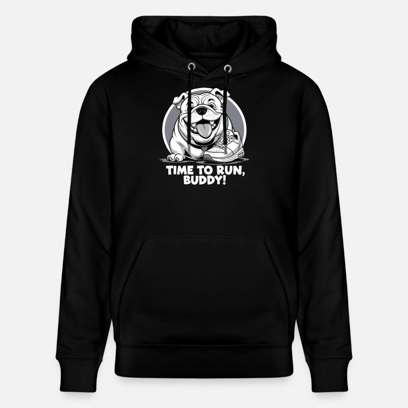 Course - Sweat à capuche bio CRUISER Stanley/Stella Unisexe - noir