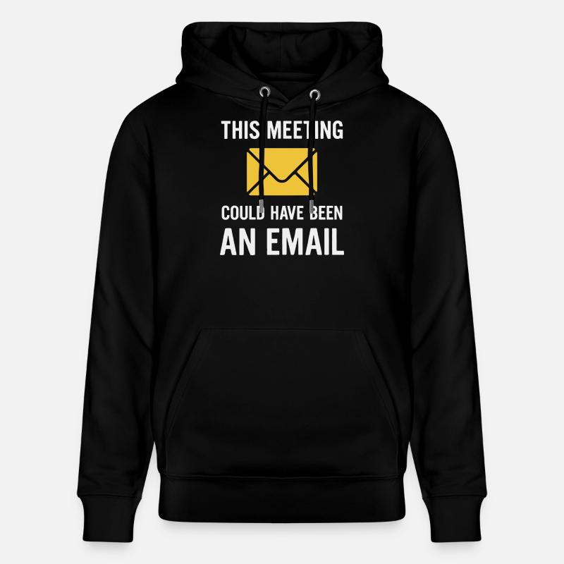Meeting oder E-Mail - Stanley/Stella Unisex Bio-Hoodie CRUISER  - Schwarz