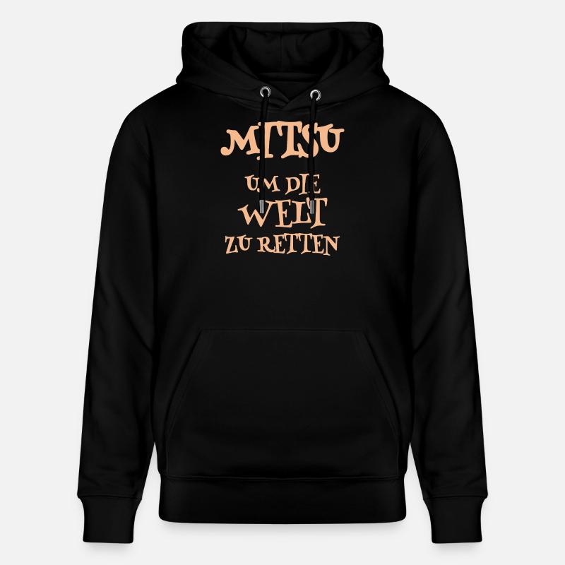 Mitsu - Sweat à capuche bio CRUISER Stanley/Stella Unisexe - noir