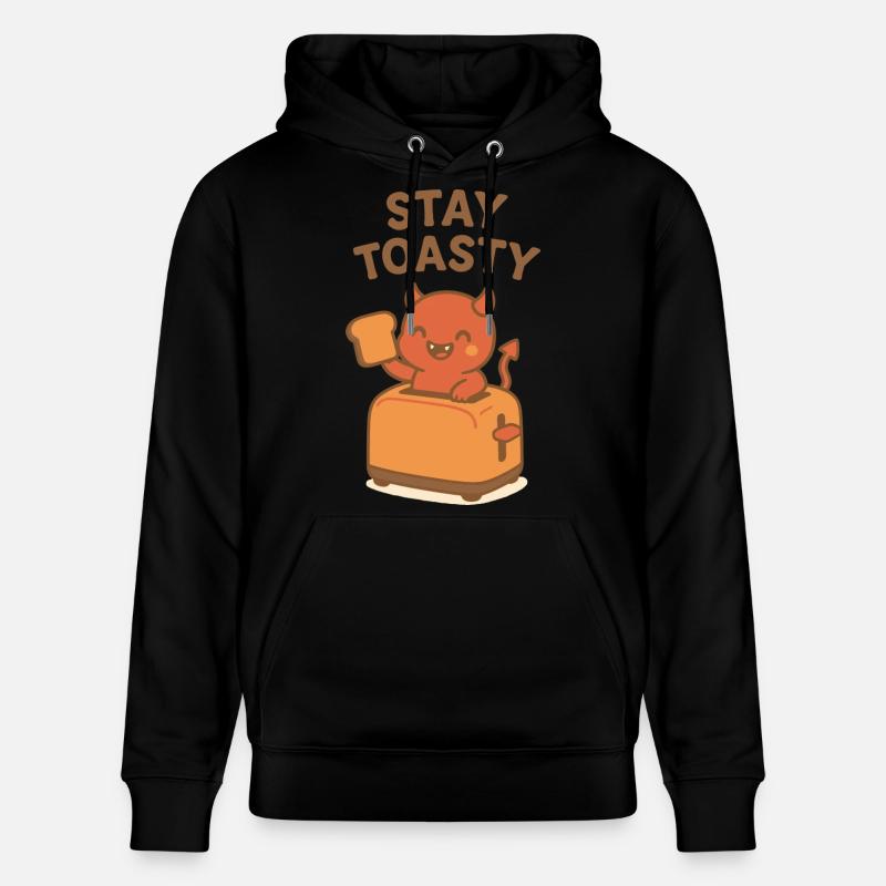 Petit-déjeuner Toasty Devil - Sweat à capuche bio CRUISER Stanley/Stella Unisexe - noir