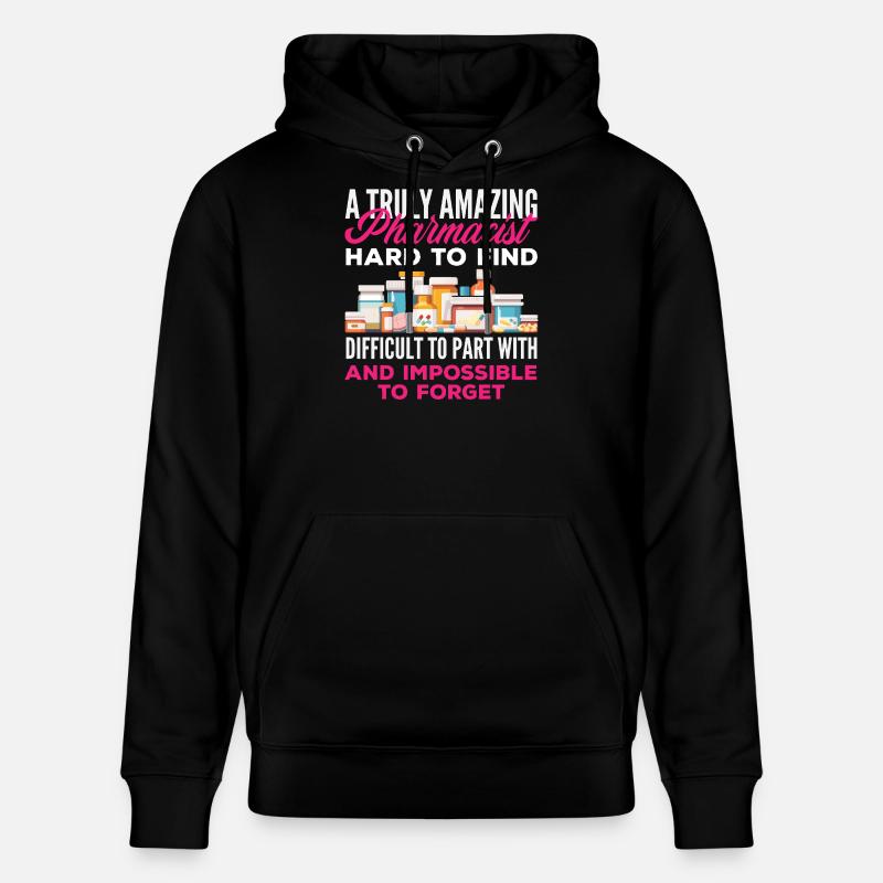 Pharmacien Technicien Pharmaceutique - Sweat à capuche bio CRUISER Stanley/Stella Unisexe - noir