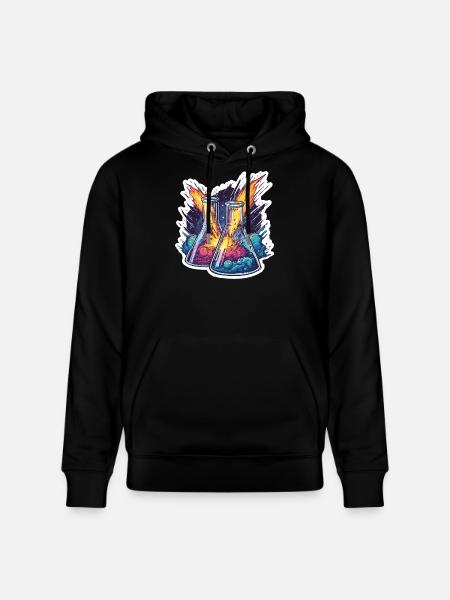 Lab Geek Bildungsquadrantid Meteorstrom-Erlebnis - Stanley/Stella Unisex Bio-Hoodie CRUISER  - Schwarz