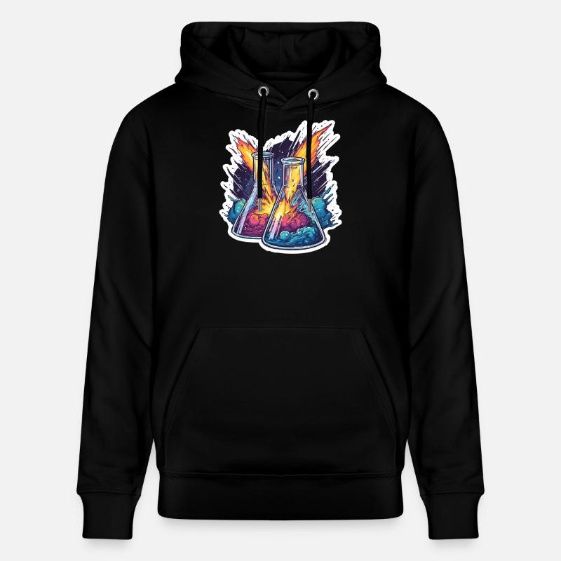 Lab Geek Bildungsquadrantid Meteorstrom-Erlebnis - Stanley/Stella Unisex Bio-Hoodie CRUISER  - Schwarz