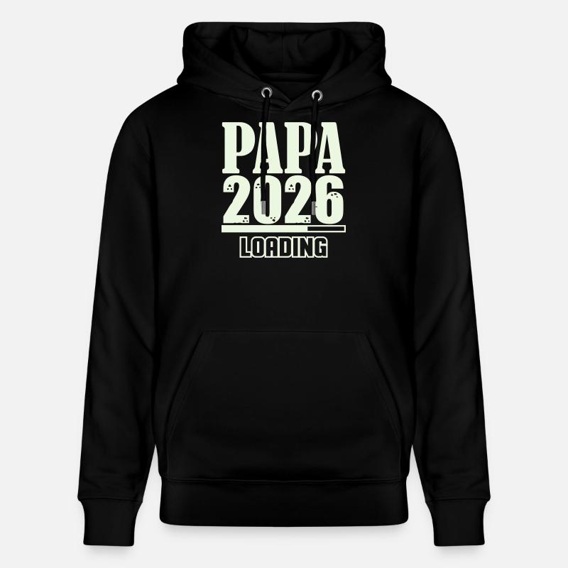 Papa 2026 Chargement - Sweat à capuche bio CRUISER Stanley/Stella Unisexe - noir