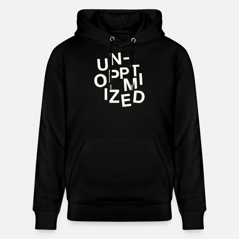 Unoptimized Original - Stanley/Stella CRUISER Unisex Organic Hoodie - black