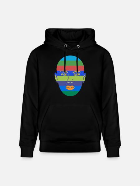 Maskierte Frau - Stanley/Stella Unisex Bio-Hoodie CRUISER  - Schwarz