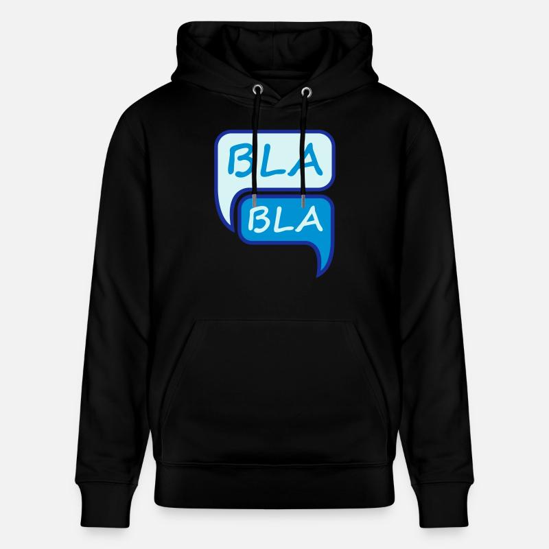 Bla Bla Design - Sweat à capuche bio CRUISER Stanley/Stella Unisexe - noir