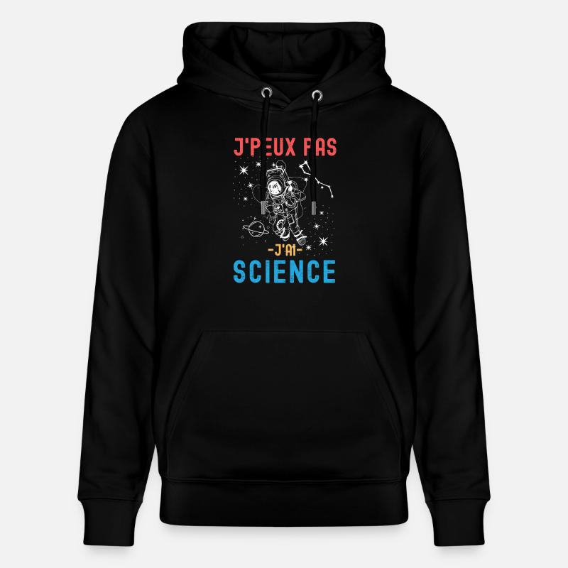 Science astronomie astronaute 2 - Sweat à capuche bio CRUISER Stanley/Stella Unisexe - noir