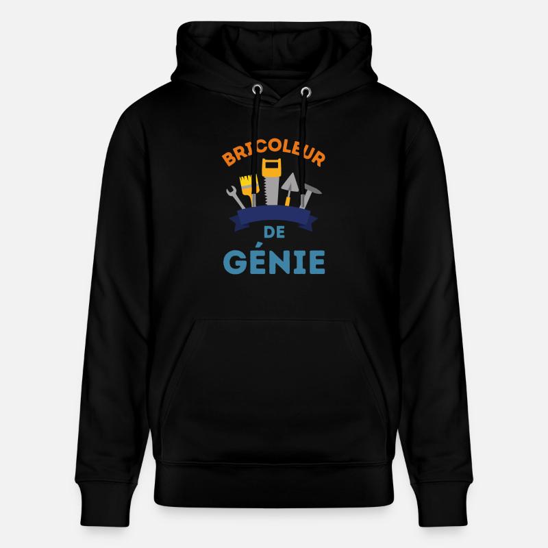 Bricoleur de génie 5 - Sweat à capuche bio CRUISER Stanley/Stella Unisexe - noir