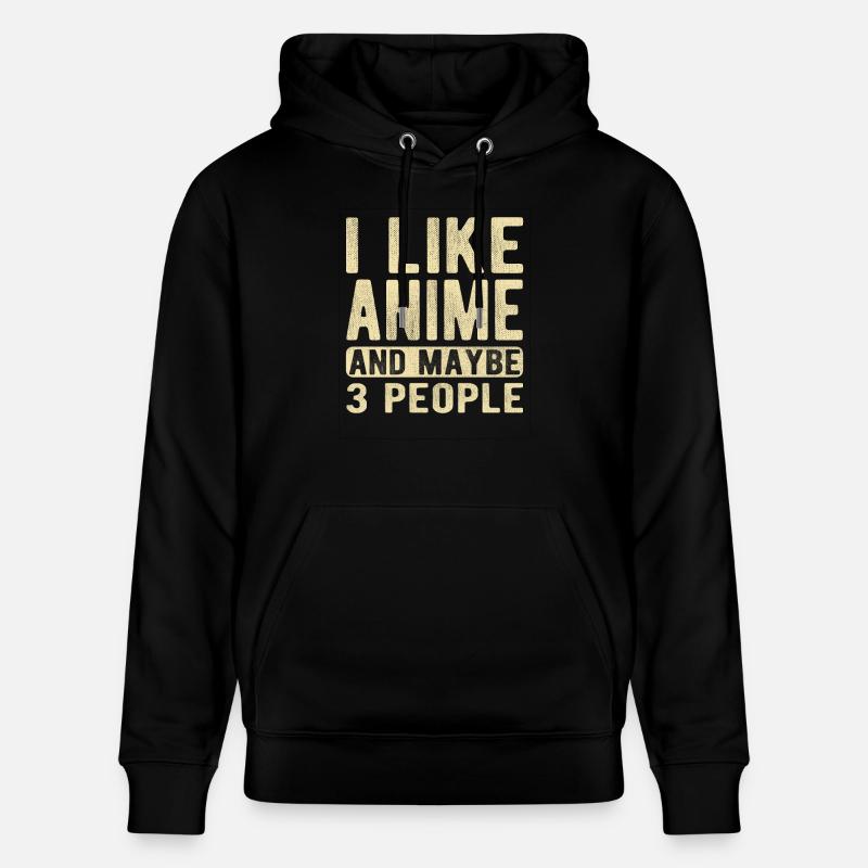 Dicton d’anime - Sweat à capuche bio CRUISER Stanley/Stella Unisexe - noir