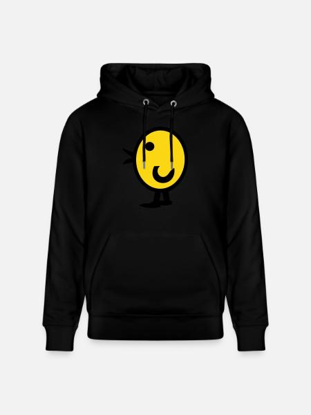 Duck, chicken, chick - Stanley/Stella CRUISER Unisex Organic Hoodie - black