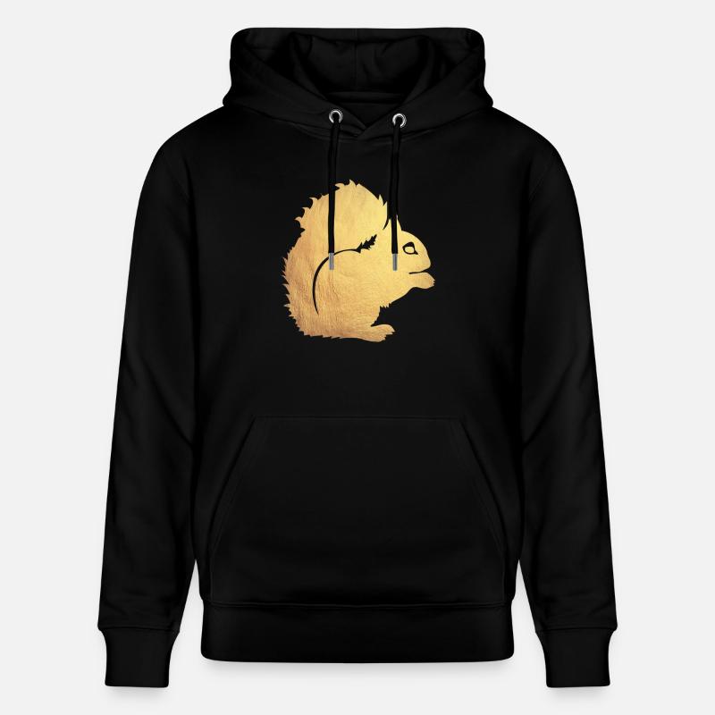 écureuil d'or - Sweat à capuche bio CRUISER Stanley/Stella Unisexe - noir