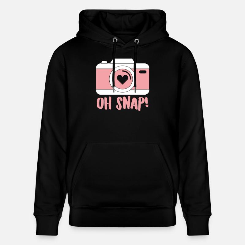 Photographe - Caméra - Présent - Photographier - Sweat à capuche bio CRUISER Stanley/Stella Unisexe - noir