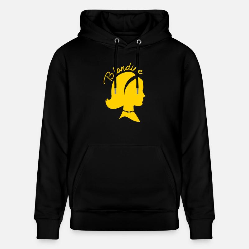 BLONDINE Design Tshirt Geschenk - Stanley/Stella Unisex Bio-Hoodie CRUISER - Schwarz