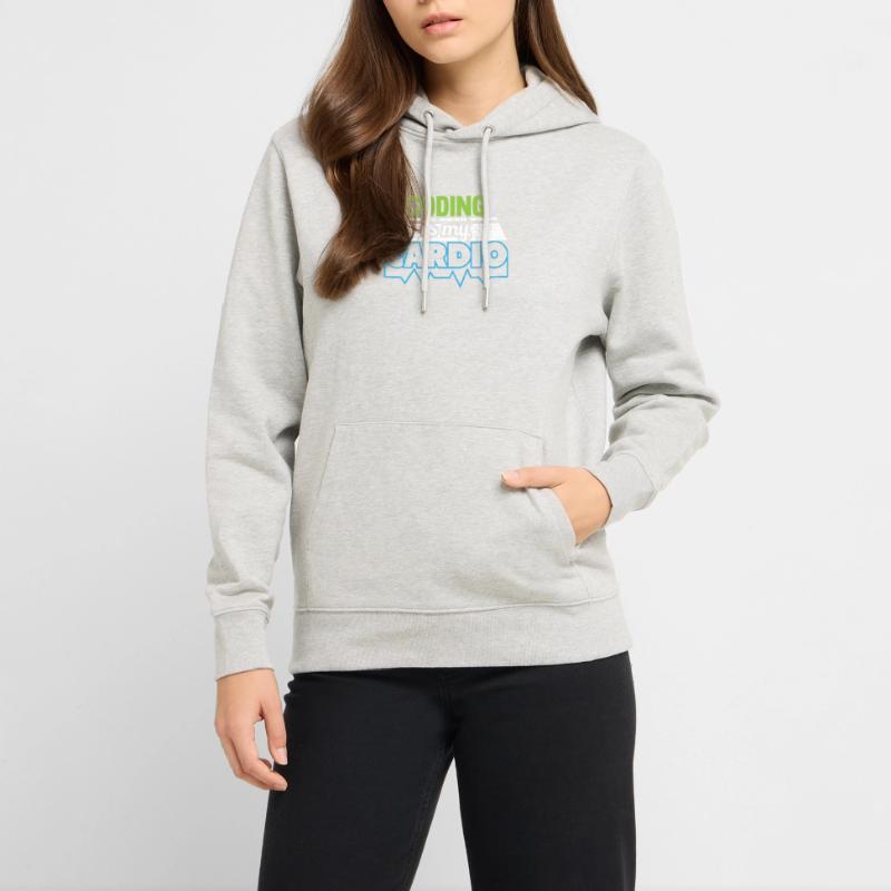 PROGRAMMERS Coding is my Cardio Funny Developer Stanley/Stella CRUISER Unisex Organic Hoodie