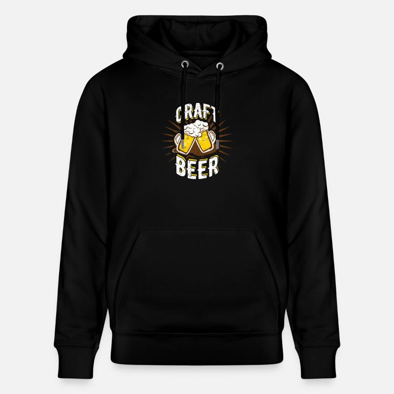 Bière artisanale - bière artisanale - Sweat à capuche bio CRUISER Stanley/Stella Unisexe - noir