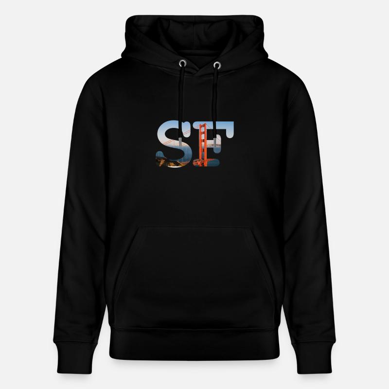San Francisco - Sweat à capuche bio CRUISER Stanley/Stella Unisexe - noir