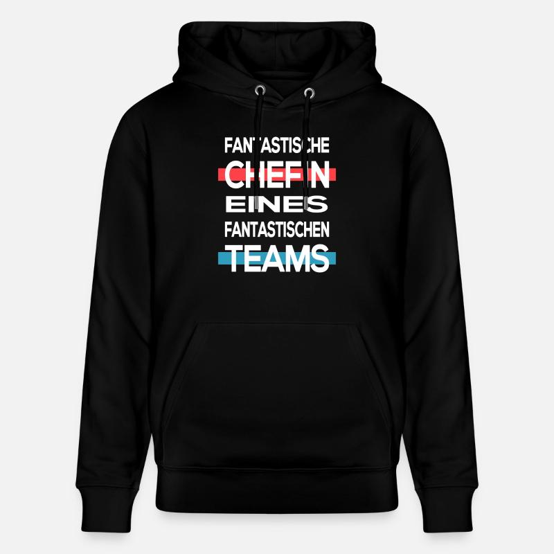 Chefin Vorgesetzte Team - Stanley/Stella Unisex Bio-Hoodie CRUISER  - Schwarz