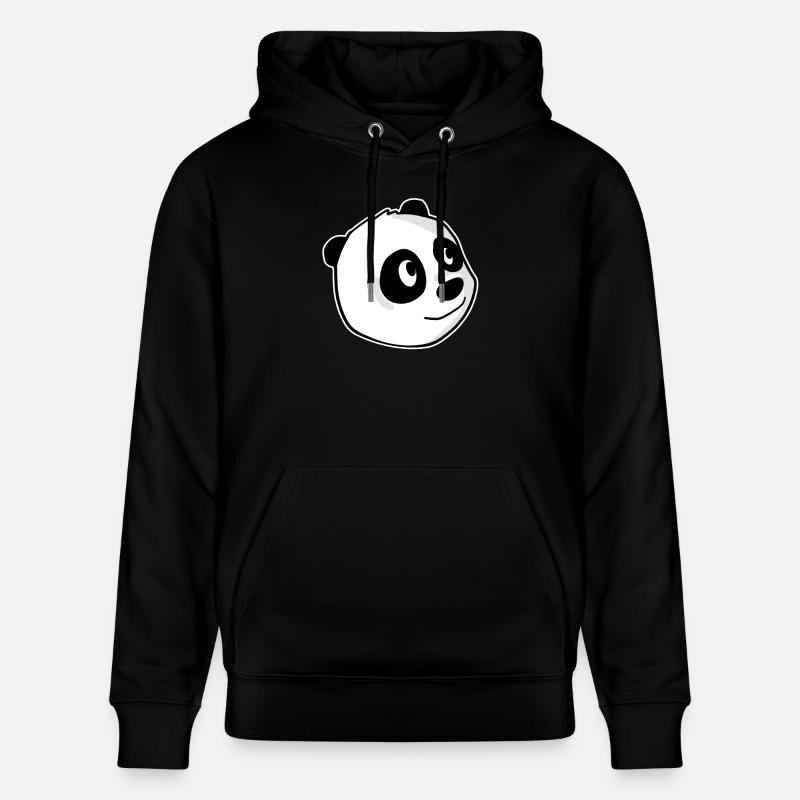 Panda - Stanley/Stella Unisex Bio-Hoodie CRUISER - Schwarz