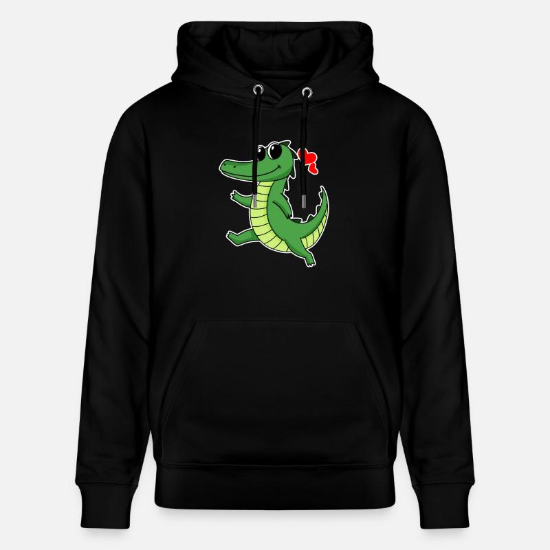 Crocodile - Sweat à capuche bio CRUISER Stanley/Stella Unisexe - noir