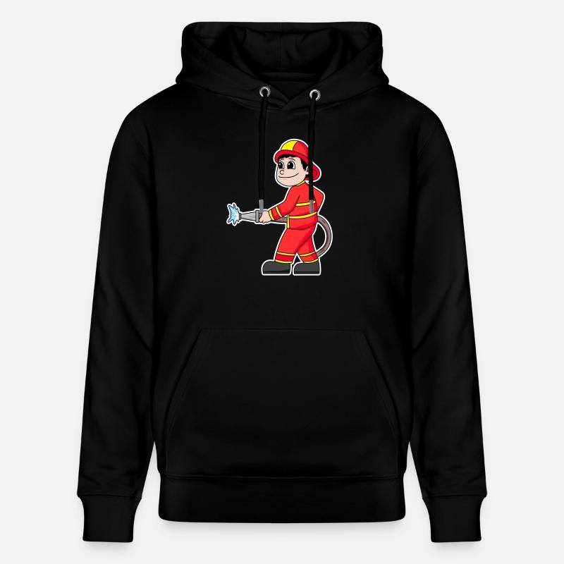 Sapeur pompier - Sweat à capuche bio CRUISER Stanley/Stella Unisexe - noir