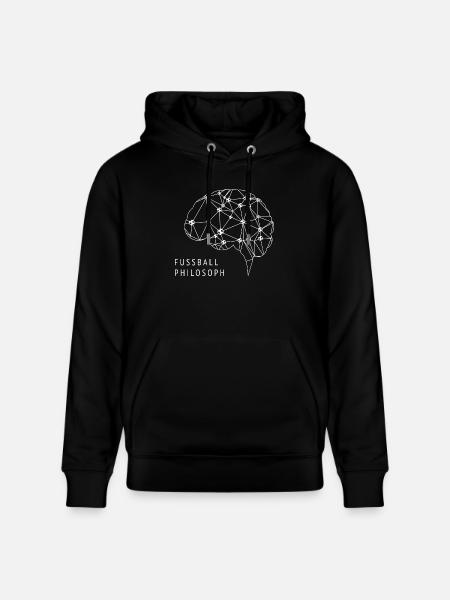 Football philosopher - Stanley/Stella CRUISER Unisex Organic Hoodie - black