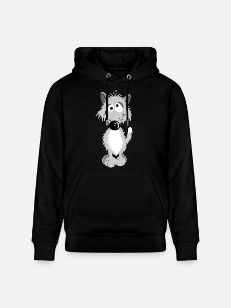 Kleiner Wolf - Stanley/Stella Unisex Bio-Hoodie CRUISER  - Schwarz