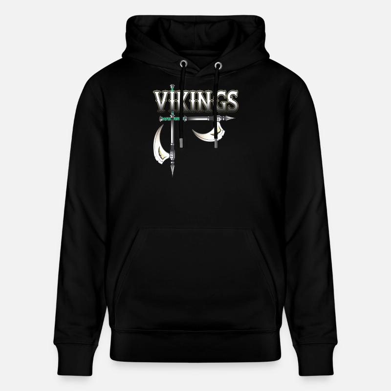 Wikinger Krieger - Stanley/Stella Unisex Bio-Hoodie CRUISER - Schwarz