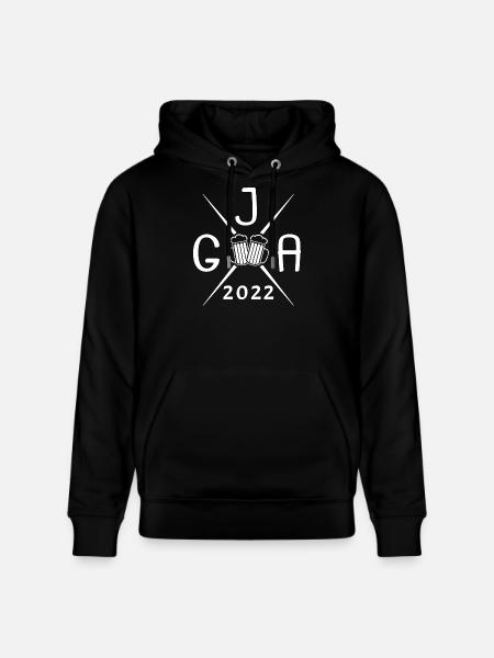 2022 Junggesellenabschied - Stanley/Stella Unisex Bio-Hoodie CRUISER  - Schwarz