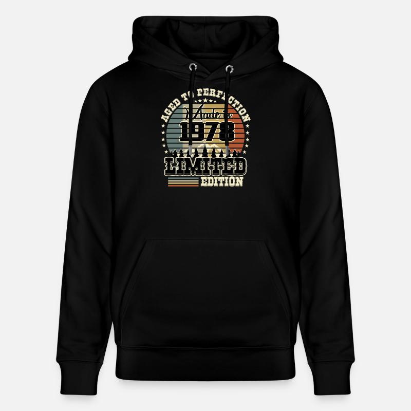 Édition limitée 1978 - Sweat à capuche bio CRUISER Stanley/Stella Unisexe - noir