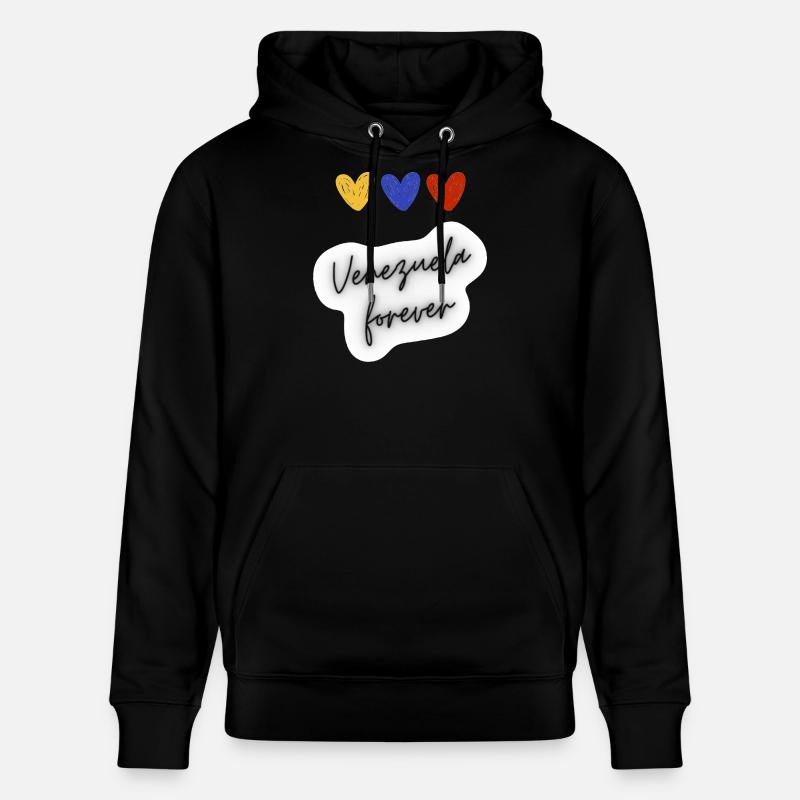Venezuela pour toujours - Sweat à capuche bio CRUISER Stanley/Stella Unisexe - noir
