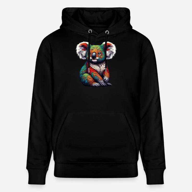 Koala - Sweat à capuche bio CRUISER Stanley/Stella Unisexe - noir