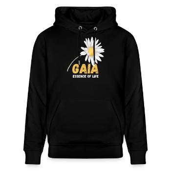 Earth’s spirit - Stanley/Stella CRUISER Unisex Organic Hoodie - black - Front - Alina (178cm) & Michal (187cm)