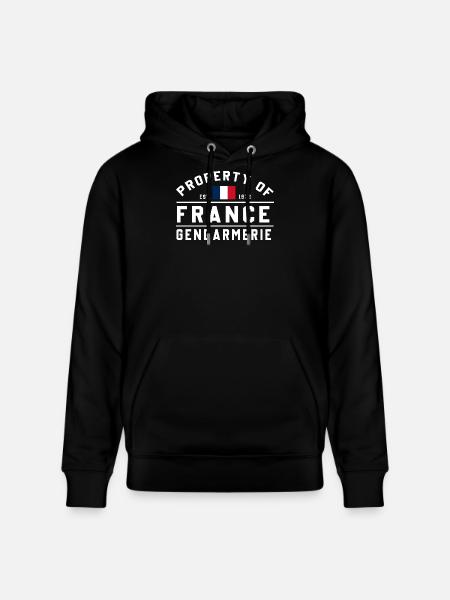 Gendarmerie Est 1972 - Sweat à capuche bio CRUISER Stanley/Stella Unisexe - noir