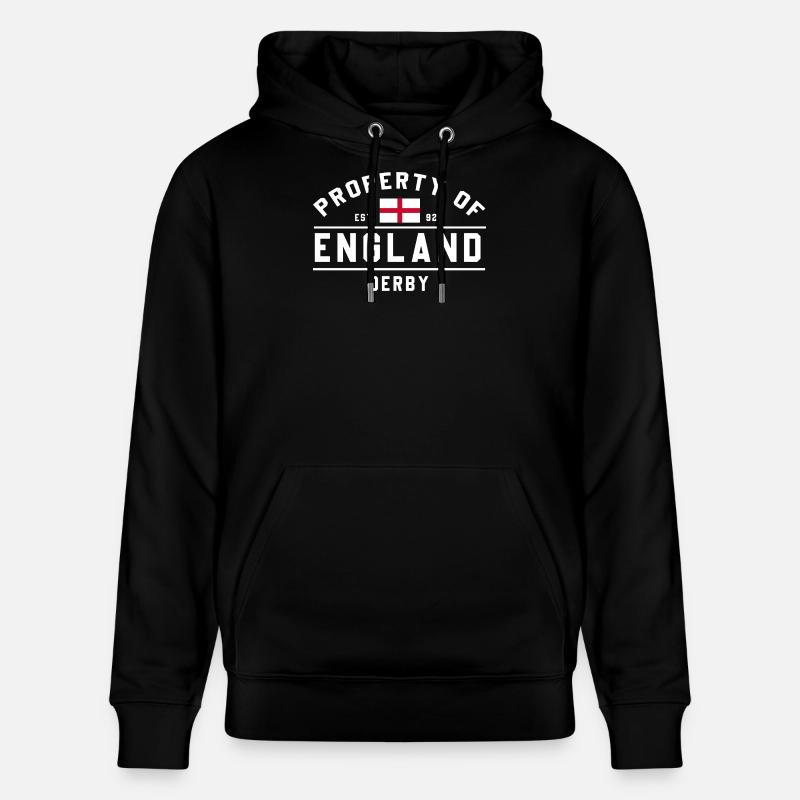 Drapeau de l’Angleterre Derby Motif - Sweat à capuche bio CRUISER Stanley/Stella Unisexe - noir