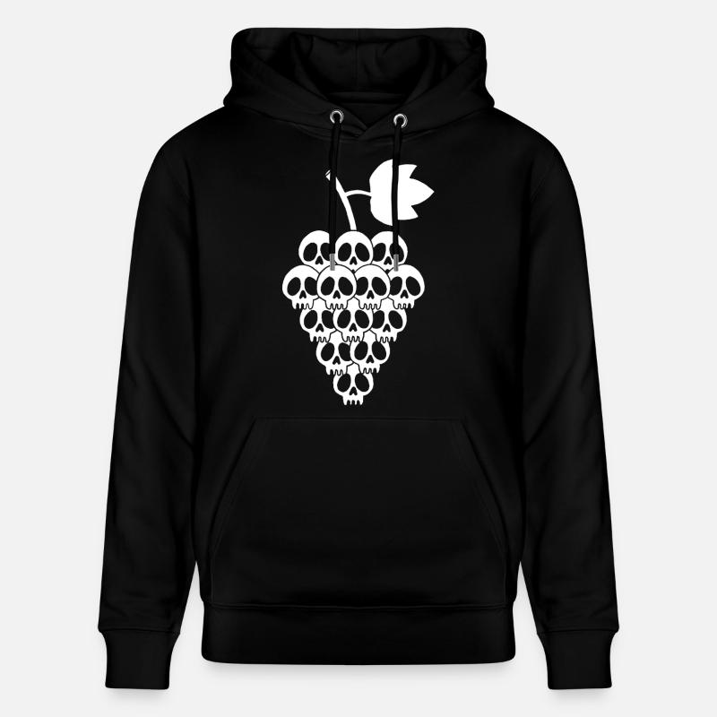 Crânes de raisins blancs - Sweat à capuche bio CRUISER Stanley/Stella Unisexe - noir