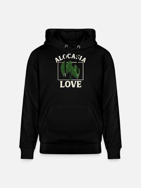 Alocasia Love - Stanley/Stella CRUISER Unisex Organic Hoodie - black