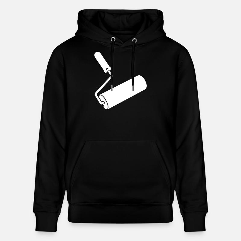 Farbrolle – Handwerker Logo Design - Stanley/Stella Unisex Bio-Hoodie CRUISER  - Schwarz