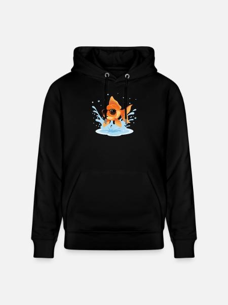 Golden Fish Sommergläser - Stanley/Stella Unisex Bio-Hoodie CRUISER  - Schwarz