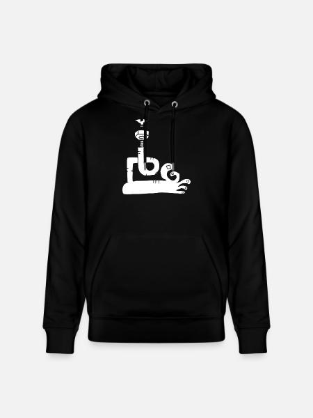 foot! - Stanley/Stella CRUISER Unisex Organic Hoodie - black