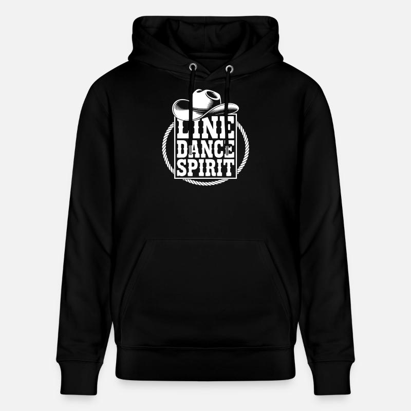 Line Dance Spirit - Sweat à capuche bio CRUISER Stanley/Stella Unisexe - noir