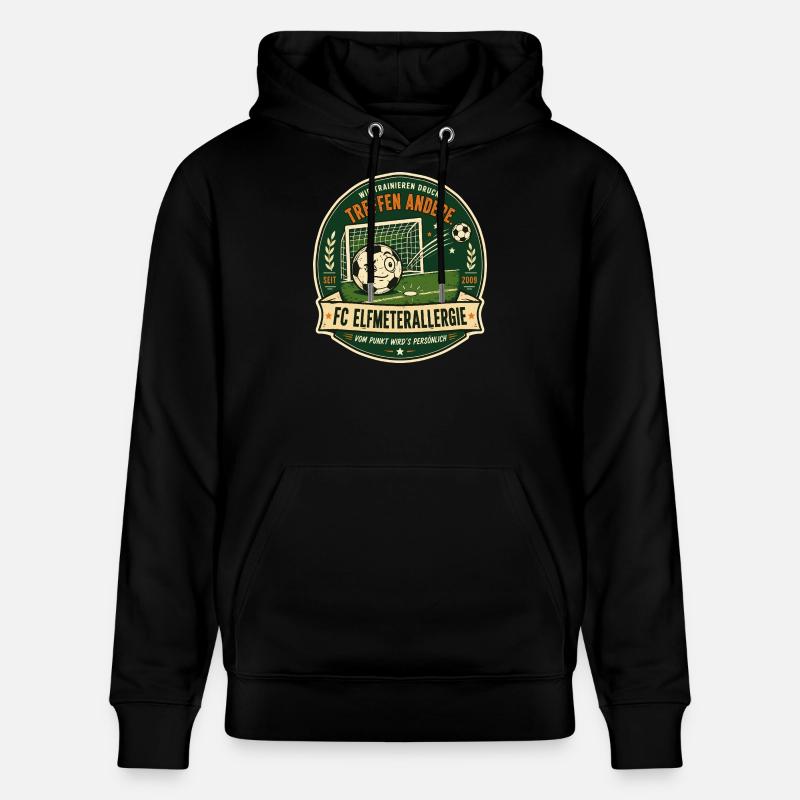 FC Elfmeterallergie - Stanley/Stella Unisex Bio-Hoodie CRUISER  - Schwarz